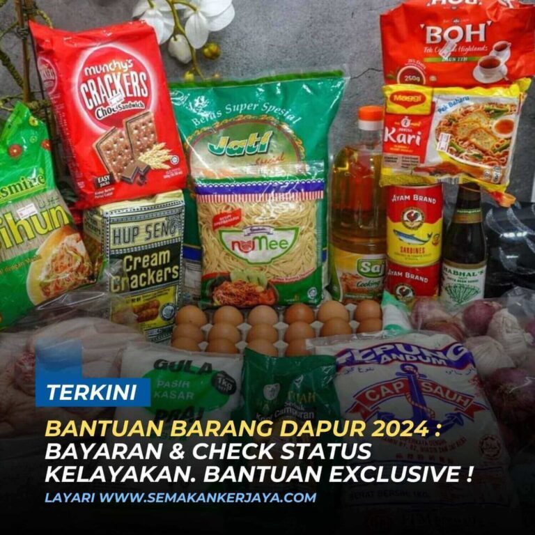 Bantuan Barang Dapur Bayaran Check Status Kelayakan Bantuan