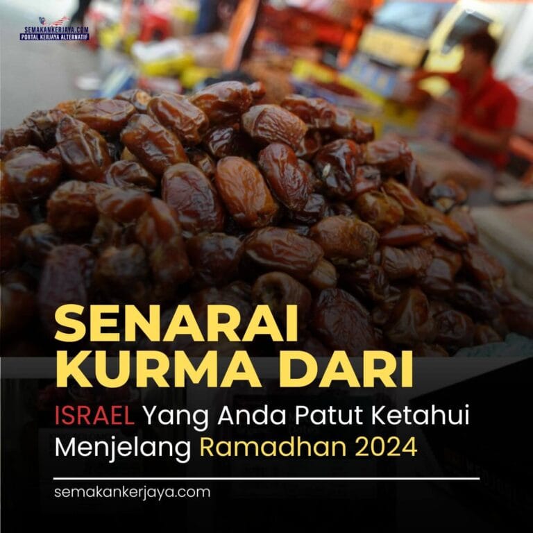 Ramadhan 2024 Senarai Kurma Dari Israel Yang Patut Anda Ketahui