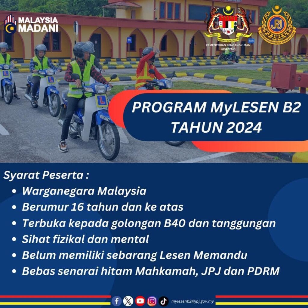 MyLesen 2024 : Permohonan Bantuan Lesen Memandu Percuma Kini Dibuka ...