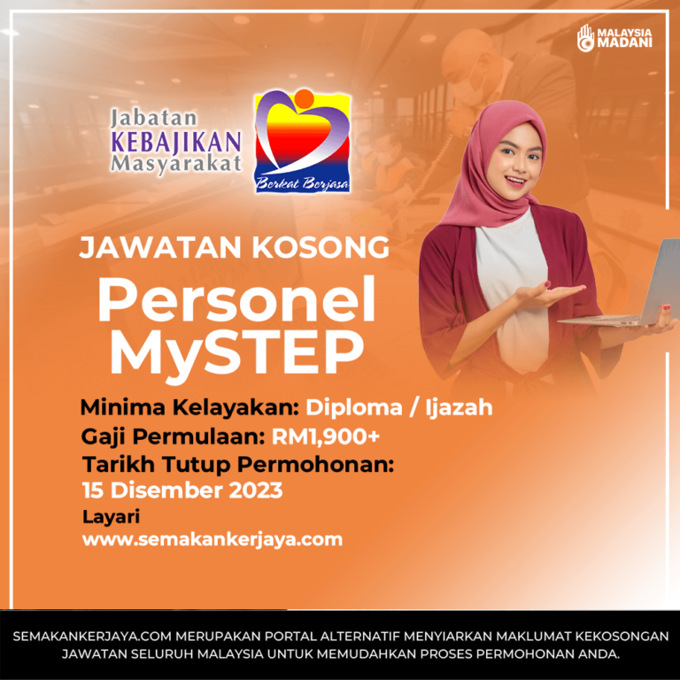 Iklan Jawatan Kosong Jkm Gaji Permulaan Rm Semakan Kerjaya