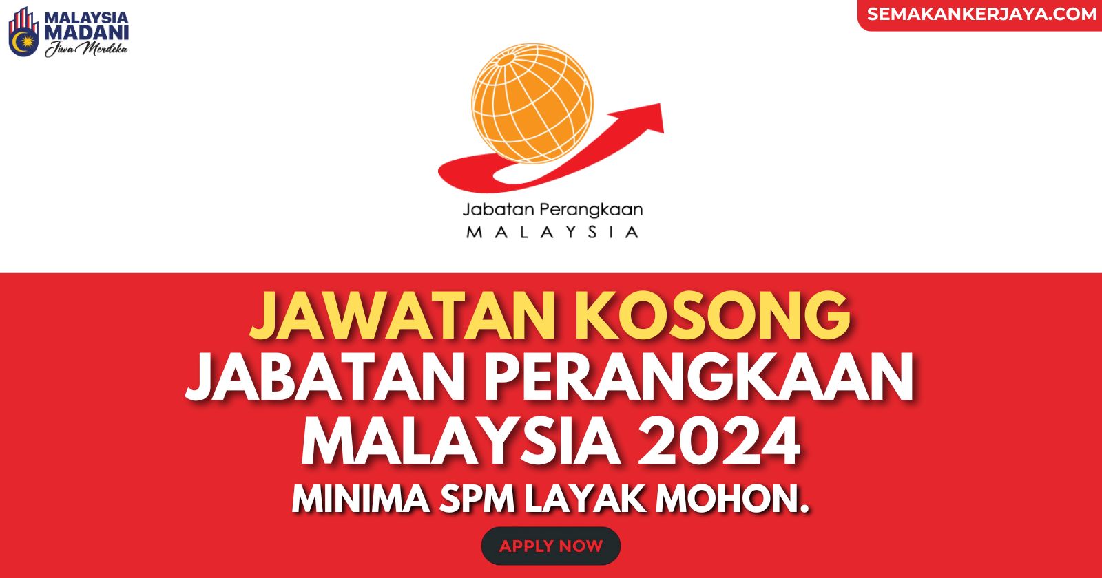 Jawatan Kosong Jabatan Perangkaan Malaysia