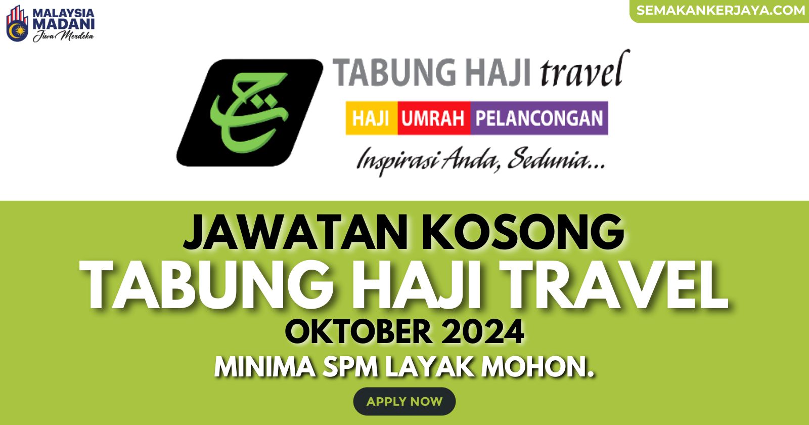 Jawatan Kosong Tabung Haji Travel